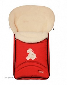 Спальный мешок в коляску №07 - North pole, красный (Womar, 00-0013361 _4/1 красный)